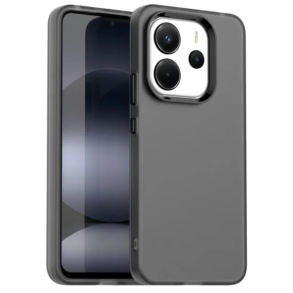 Shockproof Matt Case for Xiaomi Redmi Note 14 4G, Black 1