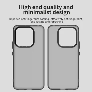 Shockproof Matt Case for Xiaomi Redmi Note 14 4G, Black 3