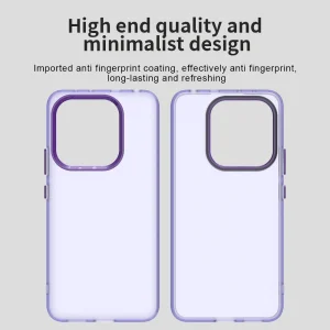 Удароустойчив калъф Shockproof Matt за Xiaomi Redmi Note 14 4G, Лилав 3
