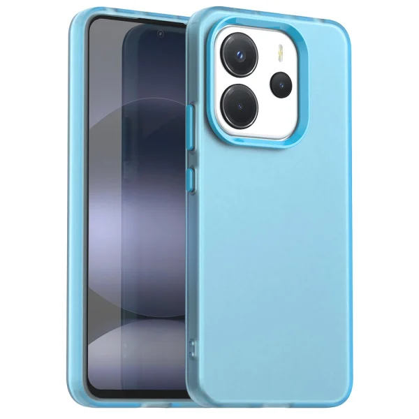 Shockproof Matt case for Xiaomi Redmi Note 14 4G, Blue 1