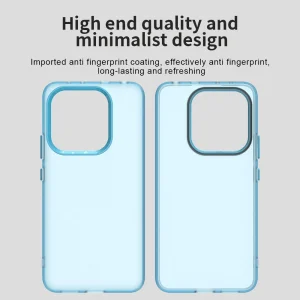 Shockproof Matt case for Xiaomi Redmi Note 14 4G, Blue 3