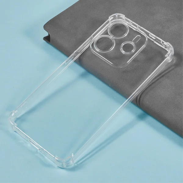 Силиконов калъф Anti-drop за Xiaomi Redmi Note14 4G, Прозрачен 3