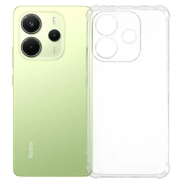 Силиконов калъф Anti-drop за Xiaomi Redmi Note14 4G, Прозрачен 1