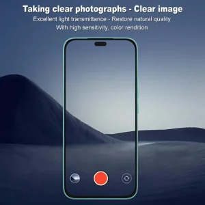 Стъклен Протектор IMAK за камера на Huawei Honor 400 Lite, Черен 3