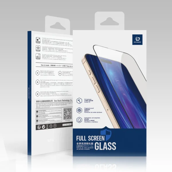 Glass Protector 9D Full DUX DUCIS for Huawei Honor 400 Lite, Black 5