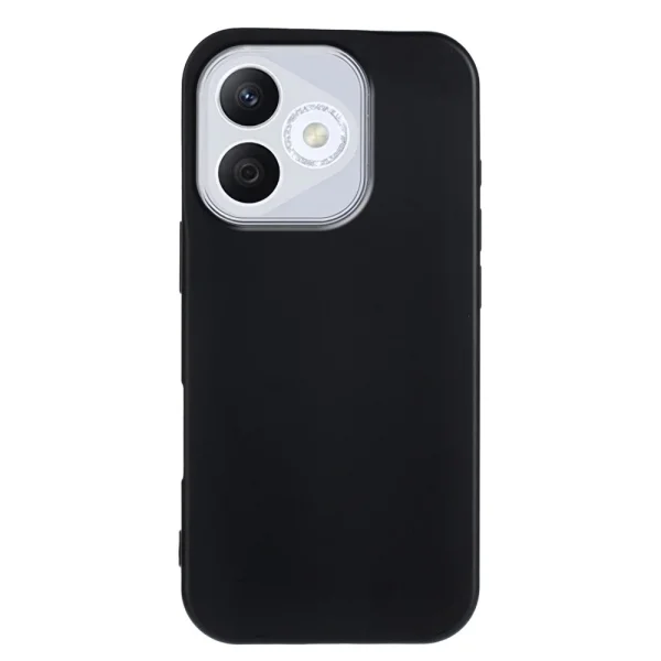 Soft Matte Silicone Case for Huawei Honor 400 Lite, Black 3