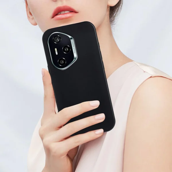 Soft Matte silicone case for Huawei Honor 400, Black 5