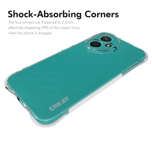 Силиконов калъф ENKAY Anti-Drop за Huawei Honor 400, Прозрачен 4