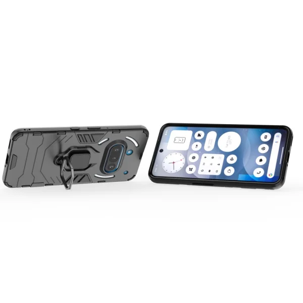 Shockproof Case Hybrid Cover for Nothing Phone (3a), Black 2