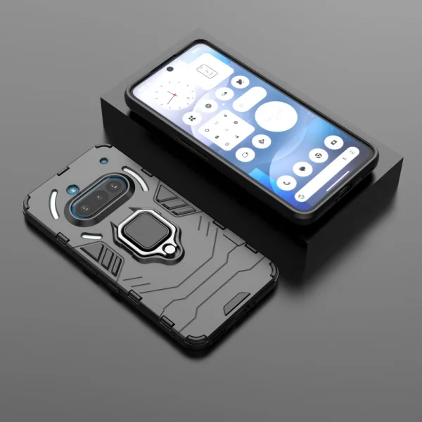 Shockproof Case Hybrid Cover for Nothing Phone (3a), Black 5