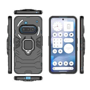 Shockproof Case Hybrid Cover for Nothing Phone (3a), Black 4