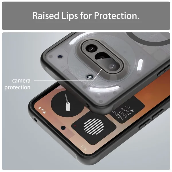 Удароустойчив калъф MagSF Anti Drop за Nothing Phone (3a), Черен 6