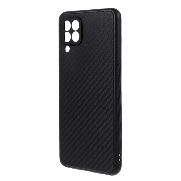 Силиконов калъф Carbon за Samsung Galaxy A22 4G, Черен 2