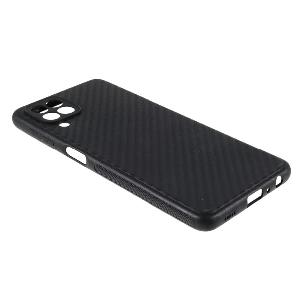 Силиконов калъф Carbon за Samsung Galaxy A22 4G, Черен 4
