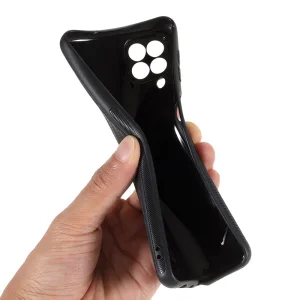 Силиконов калъф Carbon за Samsung Galaxy A22 4G, Черен 6
