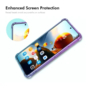 Силиконов калъф Anti Shock Enkay за Nothing Phone (3a), Лилав-син 3
