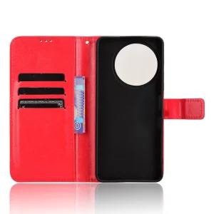 Калъф Тефтер Crazy Horse за TCL 50 Pro Nxtpaper 5G, Червен 4