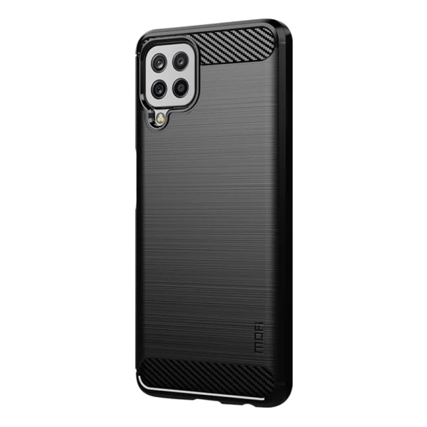 Силиконов Калъф MOFI Carbon Fiber за Samsung Galaxy A22 4G, Черен 2