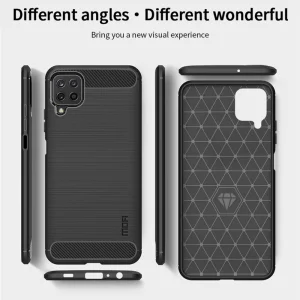 Силиконов Калъф MOFI Carbon Fiber за Samsung Galaxy A22 4G, Черен 5