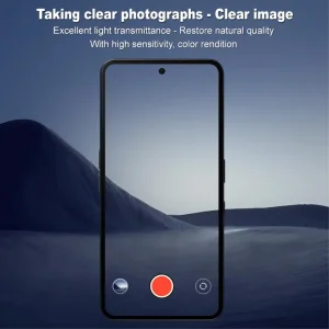 Стъклен Протектор IMAK за камера на Nothing Phone (3a) Pro, Черен 4