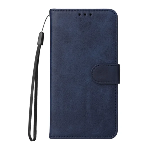Калъф Тефтер Leather Wallet Stand за Honor 400 Lite, Син 3
