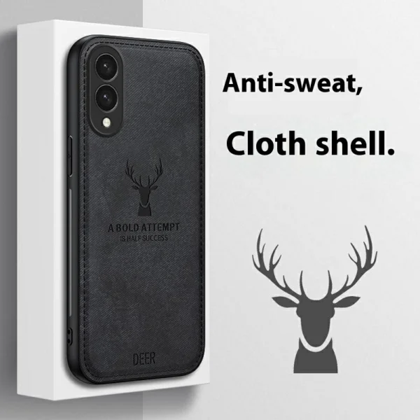 Shockproof case Soft Deer for Samsung Galaxy S25 Edge, Black 3