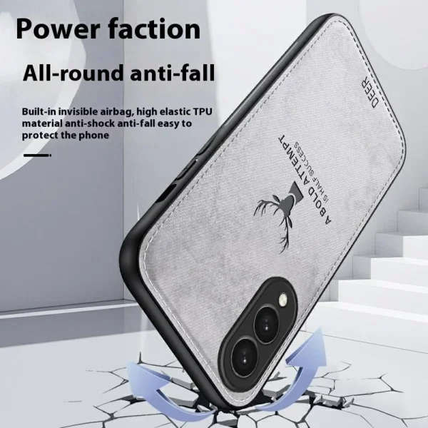 Удароустойчив калъф Soft Deer за Samsung Galaxy S25 Edge, Сив 3