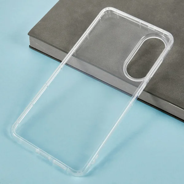 Silicone Case for Samsung Galaxy S25 Edge, Transparent 4