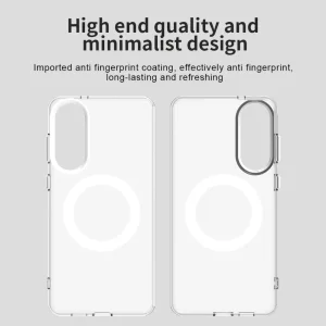Удароустойчив калъф MagSF Matte Anti Drop за Samsung Galaxy S25 Edge, Бял 6