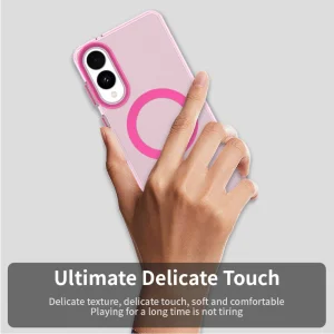 Shockproof case MagSF Matte Anti Drop for Samsung Galaxy S25 Edge, Pink 5