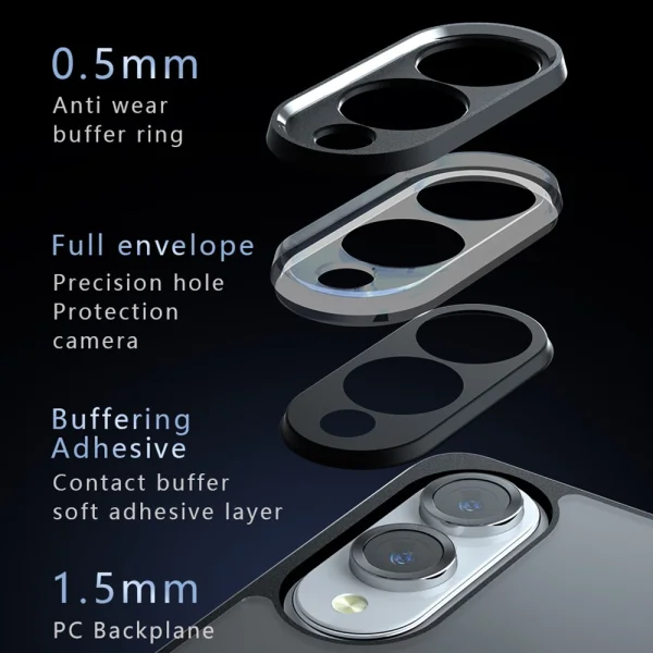 Shock-resistant case Anti-Drop for Samsung Galaxy S25 Edge, Black 4