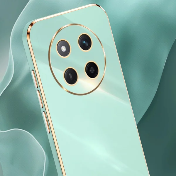 Силиконов калъф XINLI за Huawei Magic7 Lite, Зелен 4
