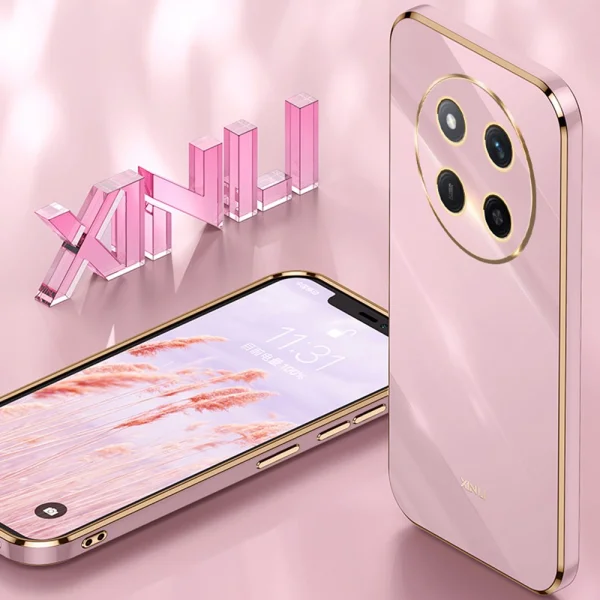 XINLI Silicone Case for Huawei Magic7 Lite, Purple 2
