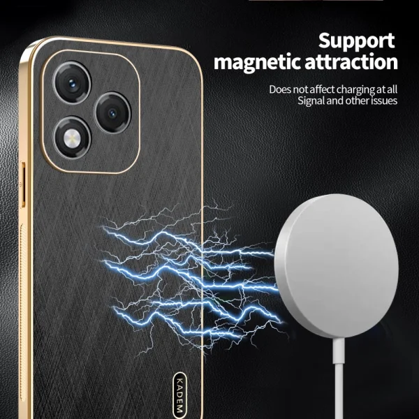 Удароустойчив калъф KADEM Silk за Huawei Honor 400 Lite, Черен 3