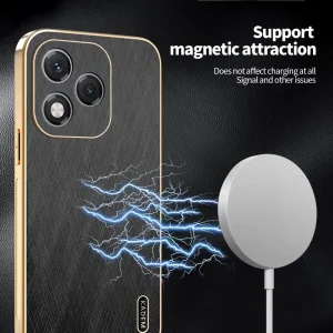 Удароустойчив калъф KADEM Silk за Huawei Honor 400 Lite, Черен 3