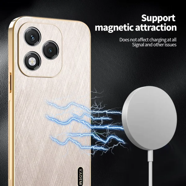 Shockproof case KADEM Silk for Huawei Honor 400 Lite, Gold 5