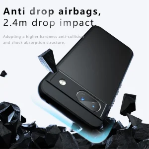 Shockproof Matte case for Google Pixel 8a, Black 3