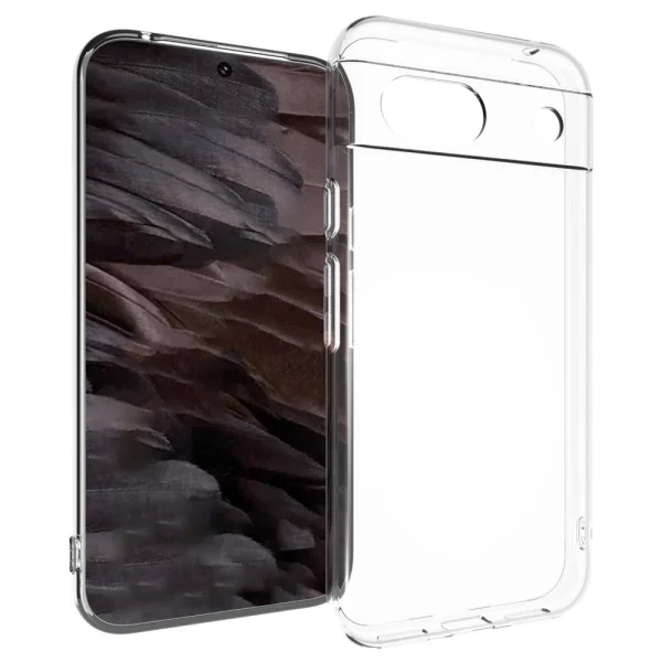 Силиконов калъф за Google Pixel 8a, Прозрачен 1