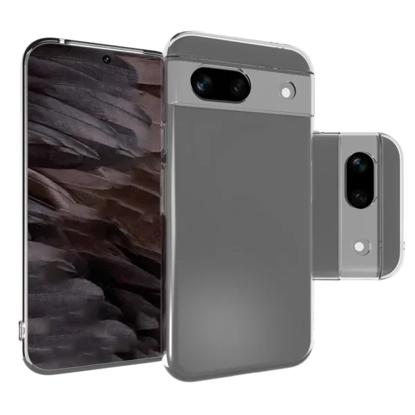 Силиконов калъф за Google Pixel 8a, Прозрачен 3