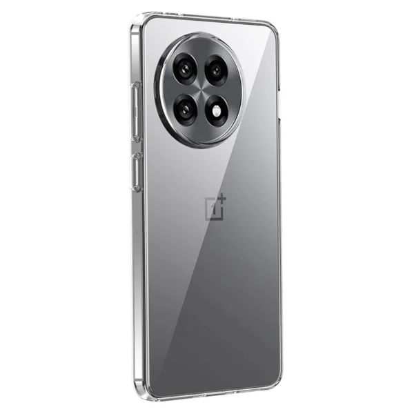 Silicone case Anti-fingerprint for OnePlus 13R 5G, Clear 1