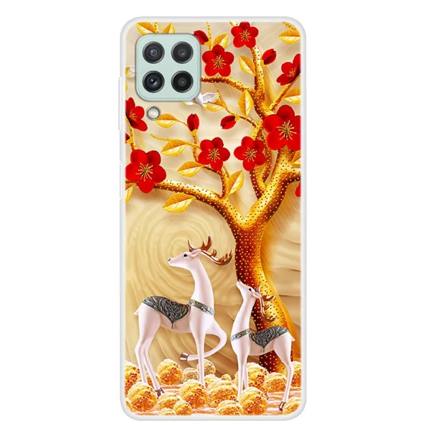 Силиконов калъф за Samsung Galaxy A22 4G, Елени 1