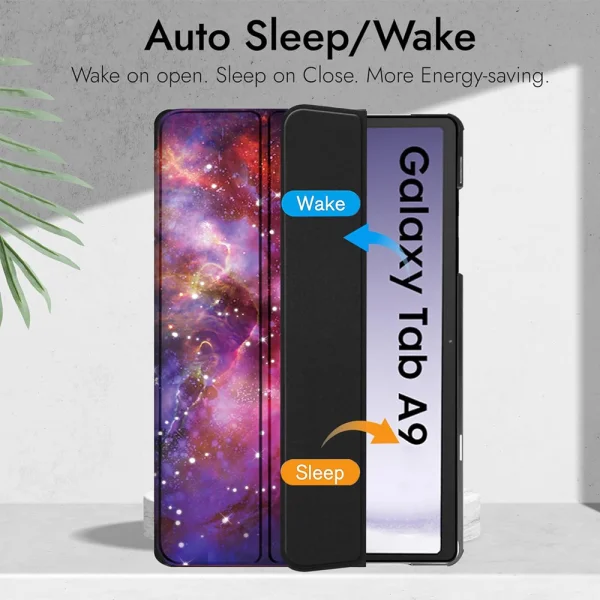 Techsuit FoldPro Wallet Case for Samsung Galaxy Tab A9 tablet, Galaxy 2