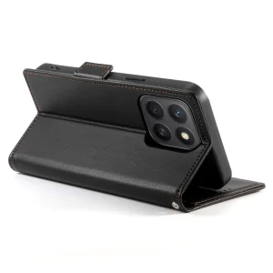 Калъф тефтер Wallet Stand Leather за Honor X8c 4G, Черен 3