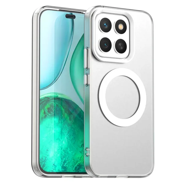 Shockproof case MagSF Matte Anti Drop for Honor X8c 4G, White 1