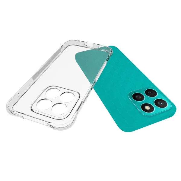 Silicone Case Non-Slip for Honor X8c 4G, Clear 2
