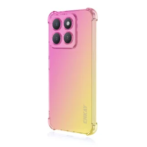 Силиконов калъф Anti Shock Enkay за Honor X8c 4G, Розов - златист