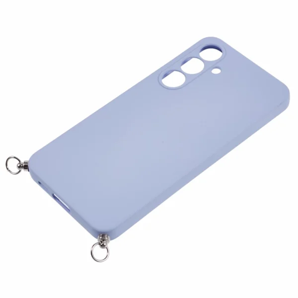 Silicone Case Strap Silicone for Samsung Galaxy A56 5G, Light Purple 5
