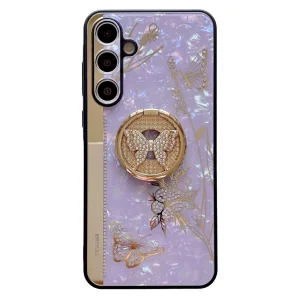 Удароустойчив калъф Rhinestones Decor за Samsung Galaxy A16 5G, Лилав
