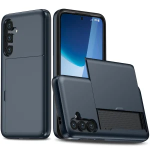 Удароустойчив калъф Sliding Card за Samsung Galaxy A56 5G, Син
