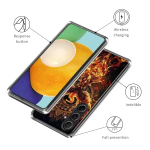 Silicone case for Samsung Galaxy A56 5G, Phoenix 3